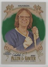 2021 Topps Allen & Ginter Chrome Green Refractor 57/99 Dave Hanson #275 jg3