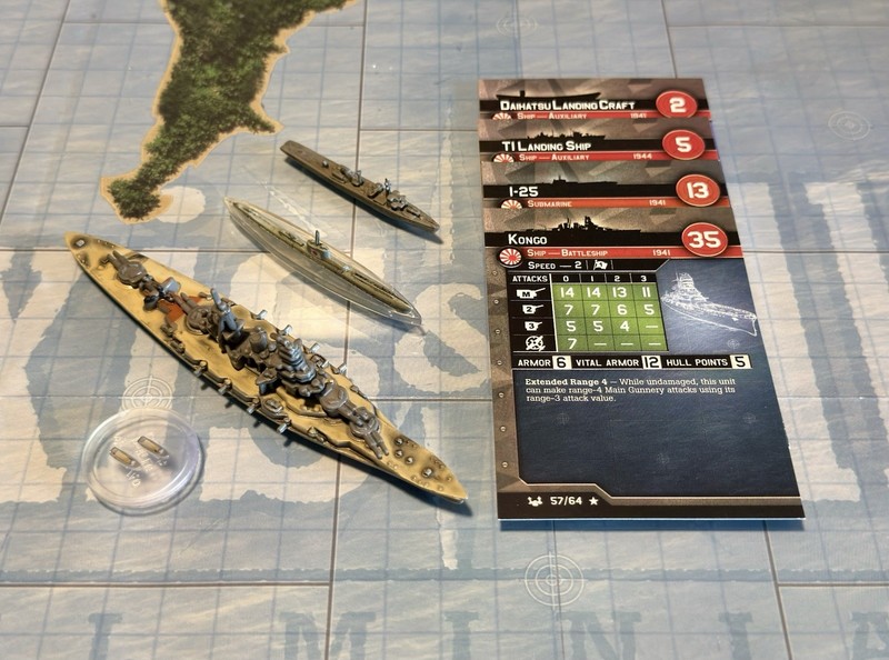 Axis & Allies - War At Sea - Kongo Collection