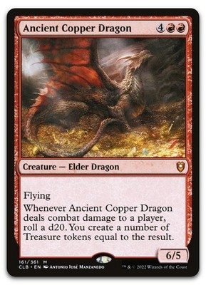 マジック：ザ・ギャザリング MTG Ancient Copper Dragon CLB M 161 Ancient Copper Dragon | Commander Legends: Battle for Baldur's
