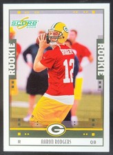 2005 Score Aaron Rodgers #352 RC Green Bay Packers CG4