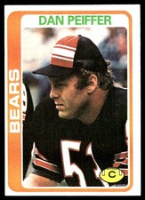 Dan Peiffer 1978 Topps #318 Chicago Bears NFL READ FREE SHIPPING AutographDen