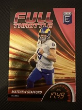 Matthew Stafford #FT15 Donruss Elite Full Throttle Pink NFL 2022 Los Angeles Ram