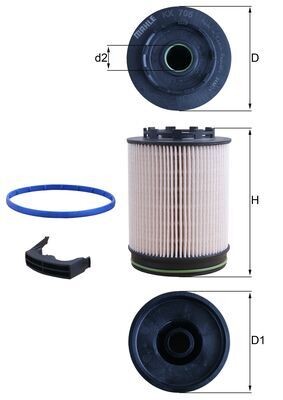 Knecht Kraftstofffilter FüR Ford Ranger TKE 2.0 Ecoblue 4X4-image
