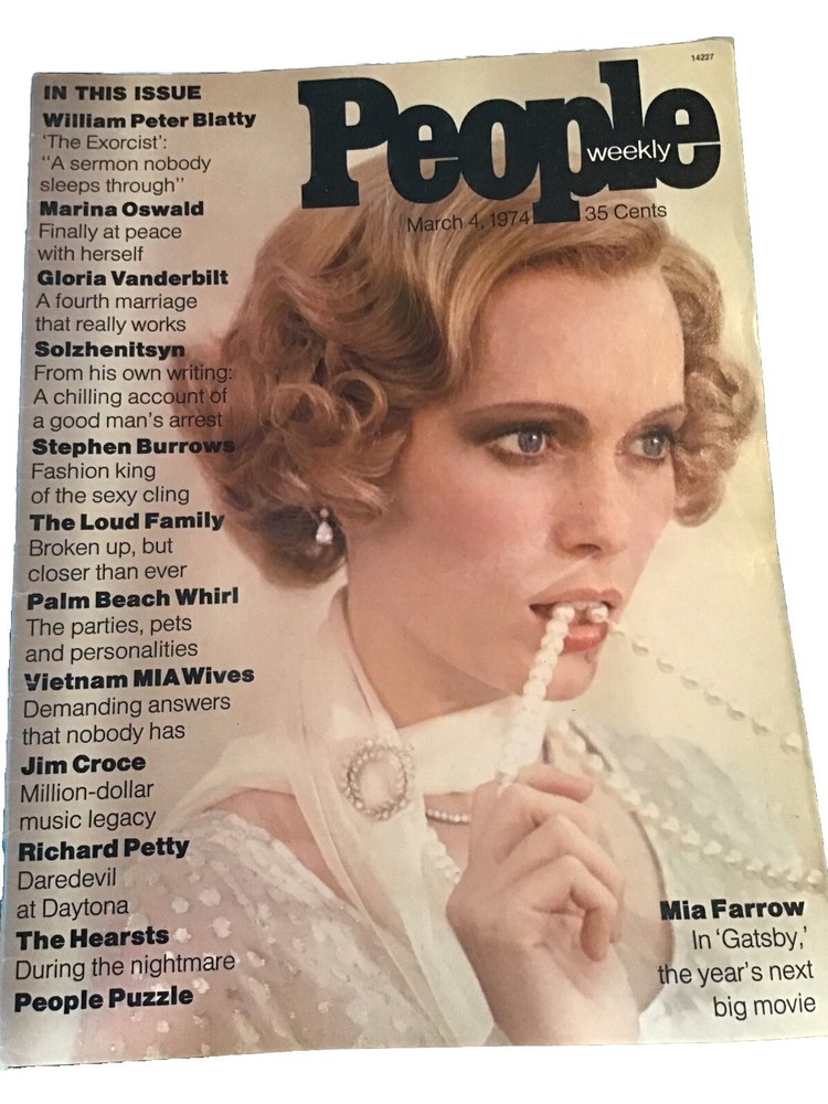 PEOPLE WEEKLY MAGAZINE First Issue March 4, 1974 Mia Farrow No Label