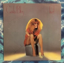 Carla Bley LP Live ECM Steve Swallow AUTOGRAPH Original 1982 Pressing