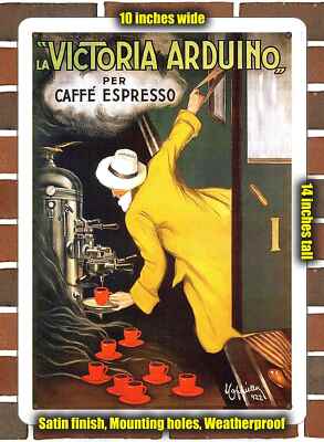 Metal Sign - 1922 La Victoria Arduino Espresso- 10x14 inches | eBay