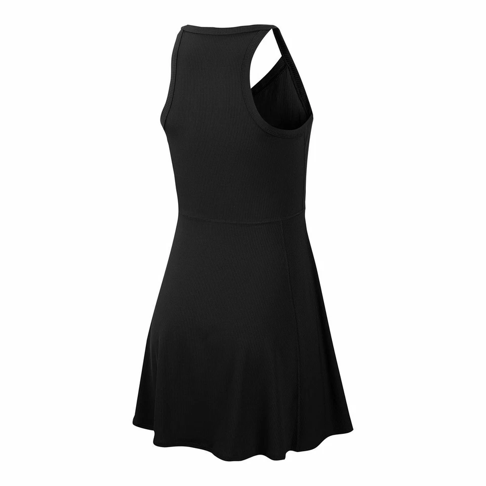 Women's Nike Court Dri-FIT Tennis Dress, Black, Sizes: S, M, L, XL - Image 3 of 4