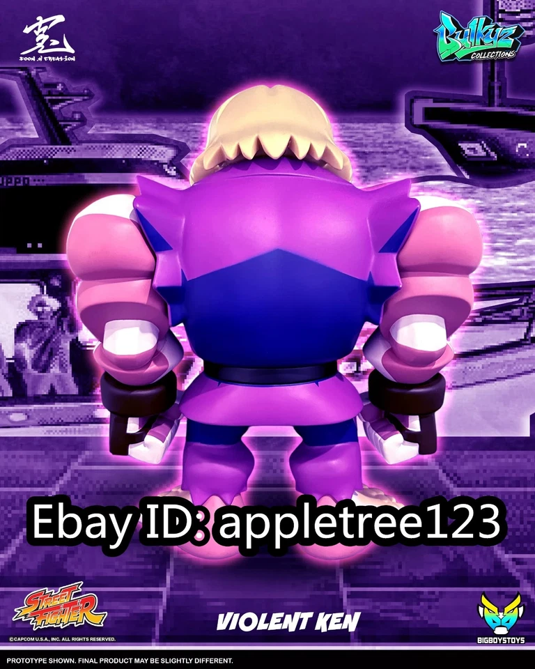 BIGBOYSTOYS Violent Ken Street Fighter(SF) Bulkyz Vinyl Action Figure H30CM/12in - Image 4 of 4