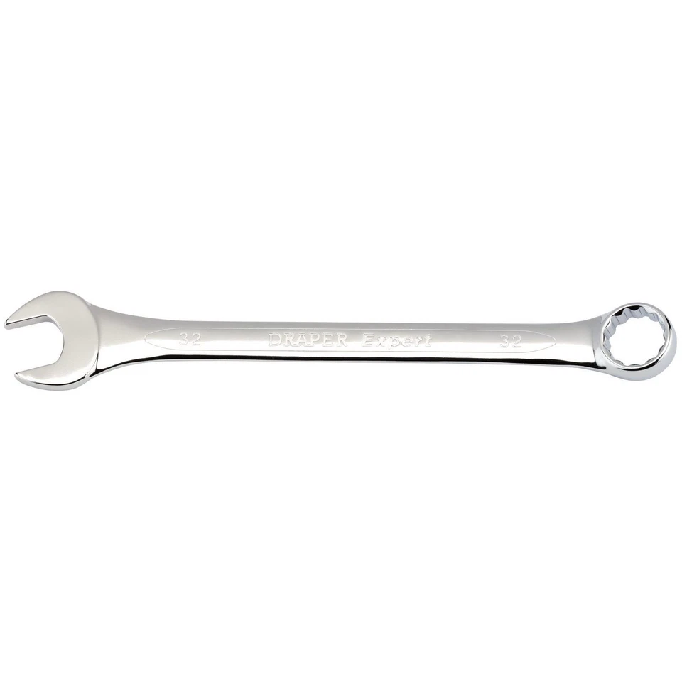 Draper Expert Hi-Torq Combination Spanner Chrome Vanadium Hardened Steel 6-32mm