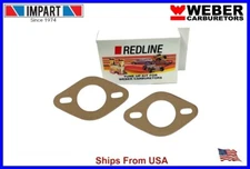 Weber Redline 34ICT 34ICH Carburetor Base Plate Gasket Set, 2 Gaskets 99024.417