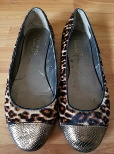 talbots leopard flats