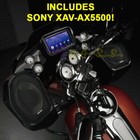 METRA 95 HDIF2 FLT SHARKNOSE 1998 2013 DOUBLE DIN FAIRING SONY XAV AX5500 RADIO