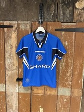Manchester United 1996-98 Football Shirt Top T-Shirt Jersey Umbro Classic