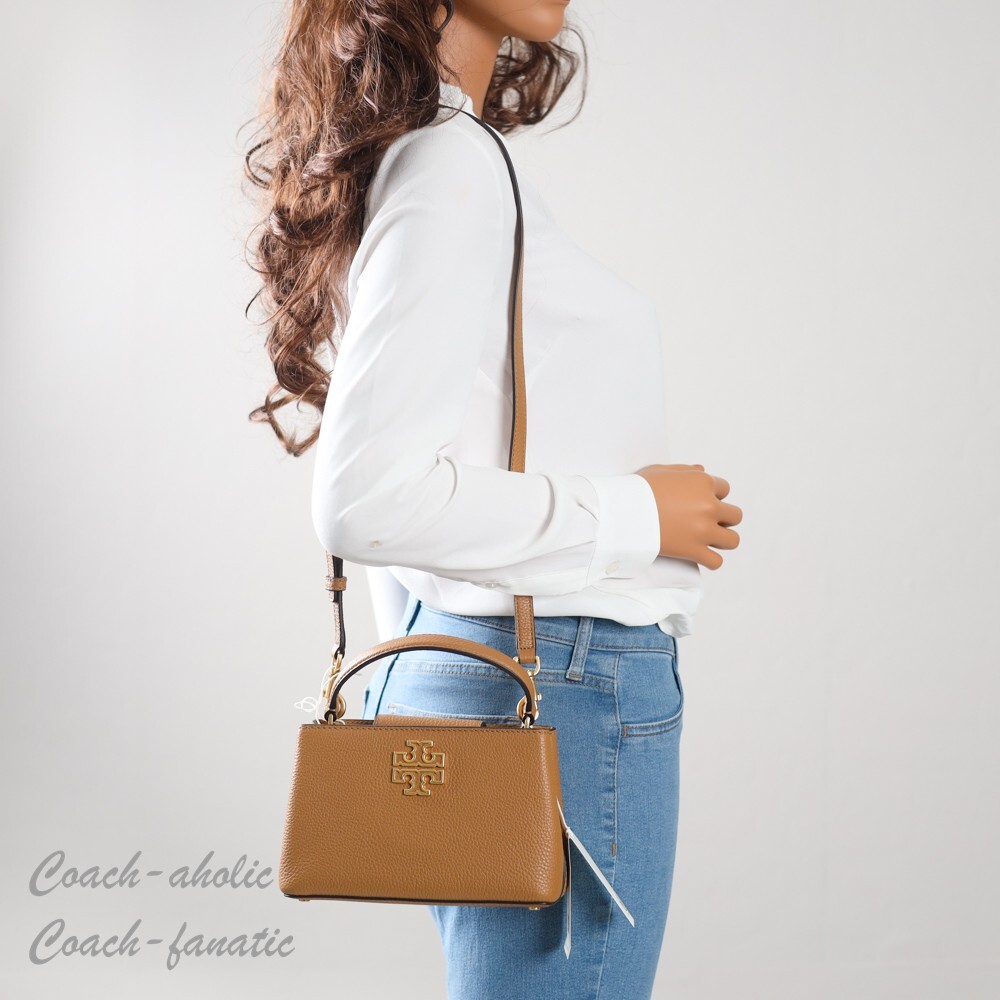 NWT Tory Burch Britten Micro Satchel Leather Crossbody in NWT Tory Burch Britten Micro Satchel Leather Crossbody in