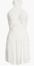 Misha Collection Callie Halter Dress in Ivory NWT Size 8