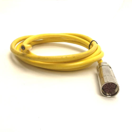 Parker 71-021626-10 Rev B Shielded Power Cable, Length: 8 Feet, 6-Pin to Leads