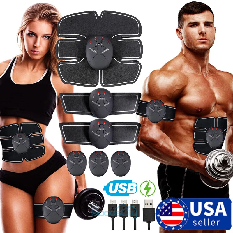 EMS Abdominal Muscle Toning Trainer ABS Stimulator Toner Fitness