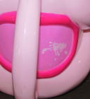 Elephant Mug Cup The Greatest Show On Earth Ringling Bros. Hinged Lid Pink — photo 4