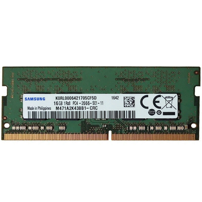 Samsung DDR4 32GB 2x16GB 2666 MHz PC4-21300 Laptop SODIMM 260pin Memory RAM 1.2V - Bild 2 von 4
