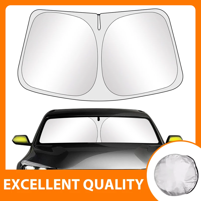 Custom Fit Roll Up SunShade Windshield Visor Sun Shade For Sabaru WRX STI 15-20 Foto 3 de 4