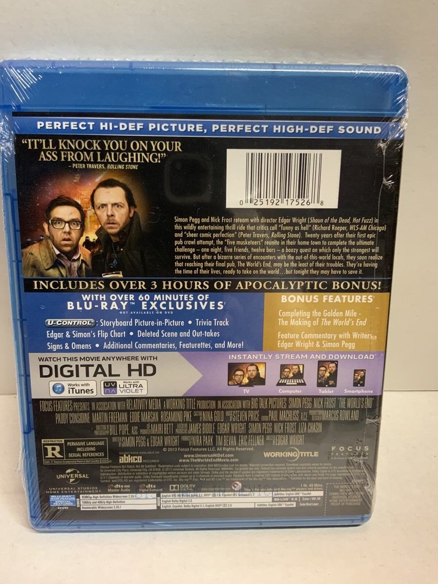 ☀️ The World's End Blu-ray Simon Pegg NEW