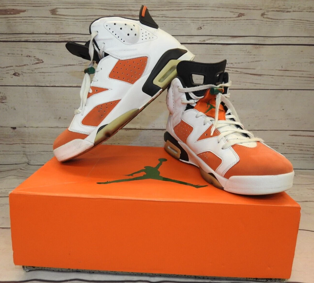 Nike Air Jordan 6 SE Retro Like Mike Gatorade size 14 684664 145 OG VI Orange