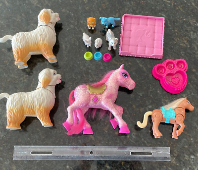 Barbie And The Three Musketeers Cat And Horse Barbie Mixed Lot