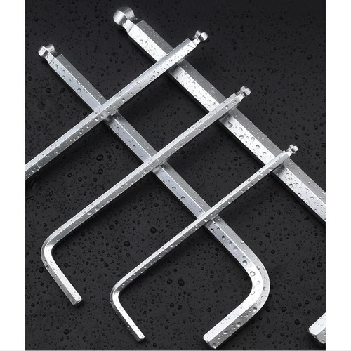 1.5mm-22mm CRV Metric Allen Ball End Hex Key Wrench Hexagon Key Long Arm Wrench - Picture 8 of 22
