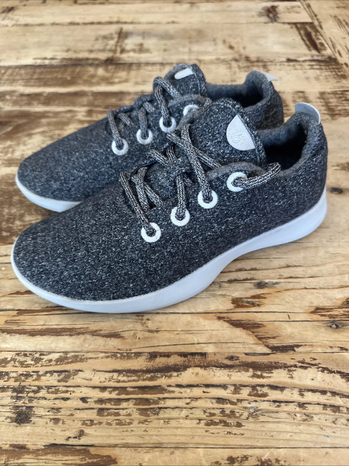 Allbirds Merino Wool Runners Sneakers Womens 8 Dark Gray Lace Up Shoes WR W7