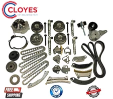 Engine Timing Chain and Accessory Drive Belt Kit with Water Pump 9-0753SK6A