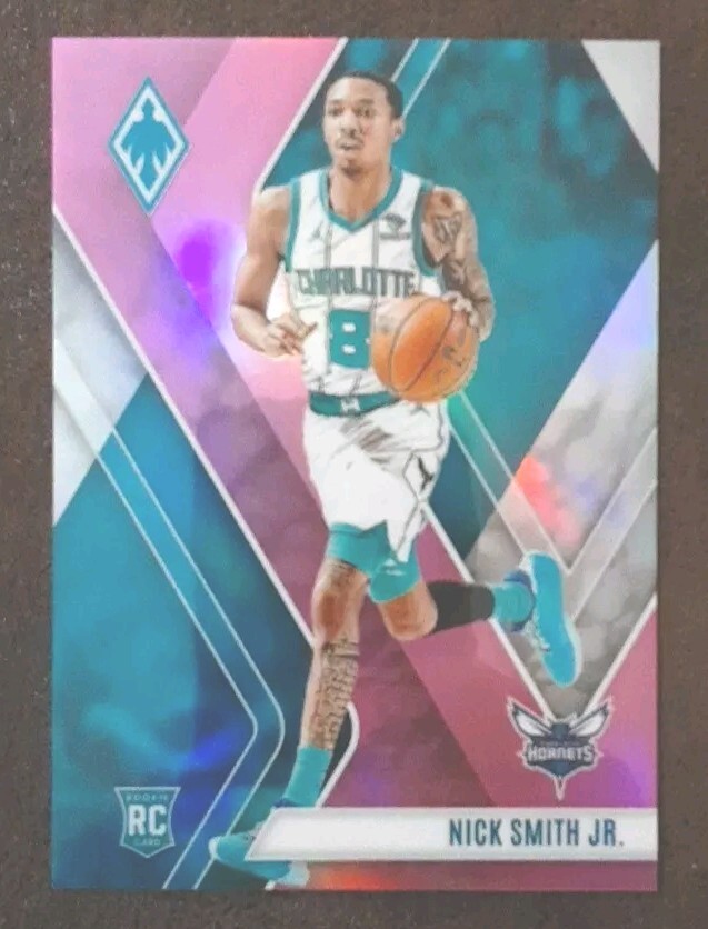 NICK SMITH JR RC 2023-24 Panini Phoenix #255 Pink Rookie SP /175 Hornets.  C1C