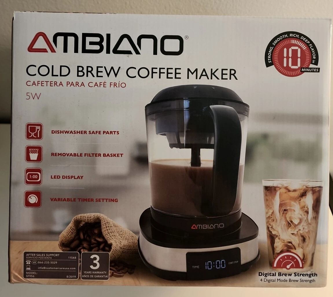 Ambiano Iced Coffee Maker - Black - Each