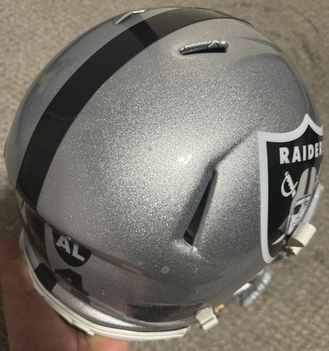 ☠️ 🏈 Las Vegas Raiders - Riddell Speed Football Helmet - Picture 20 of 20