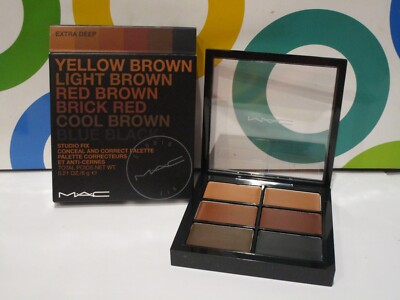 MAC ~ STUDIO FIX CONCEAL AND CORRECT PALETTE ~ EXTRA DEEP ~ 0.21 OZ