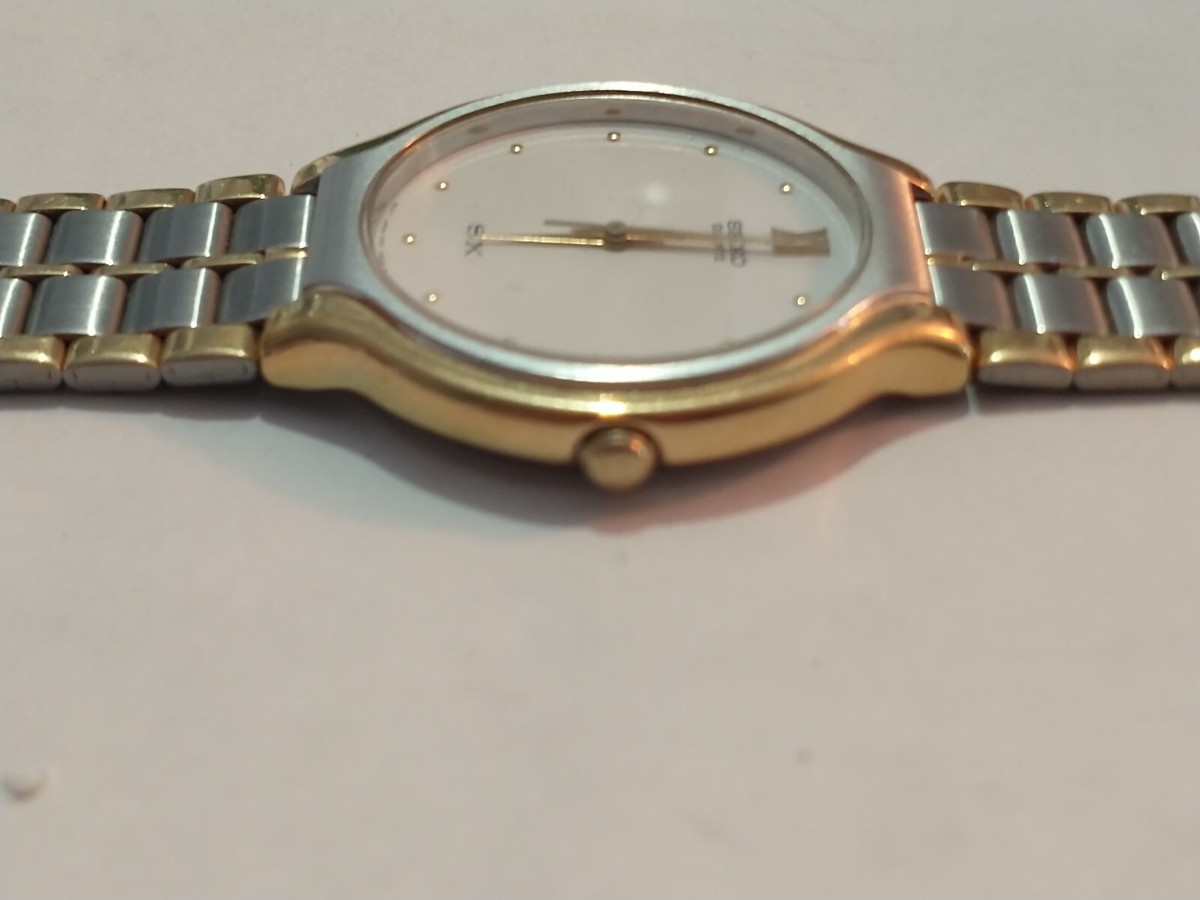極美品　SEIKO SX V701-6K00 コンビ Seiko Quartz SX V701-6K00 Men's Watch New Battery | eBay