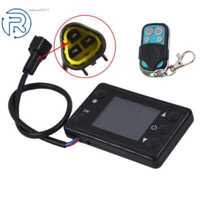 5KW 12/24V W/ Remote Control For Car Air Diesel Parking Heater Car LCD Monitor