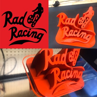 Rad Racing Movie Custom Rad BMX Movie inspired Rad Racing 3D Printed Art SEE VIDEO | eBay