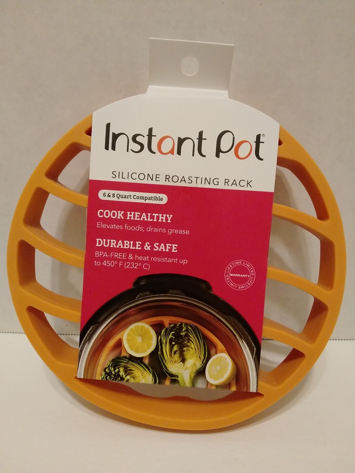 Instant Pot Silicone Rosting Rack 6 & 8 Quart Compatible BPS Free-image