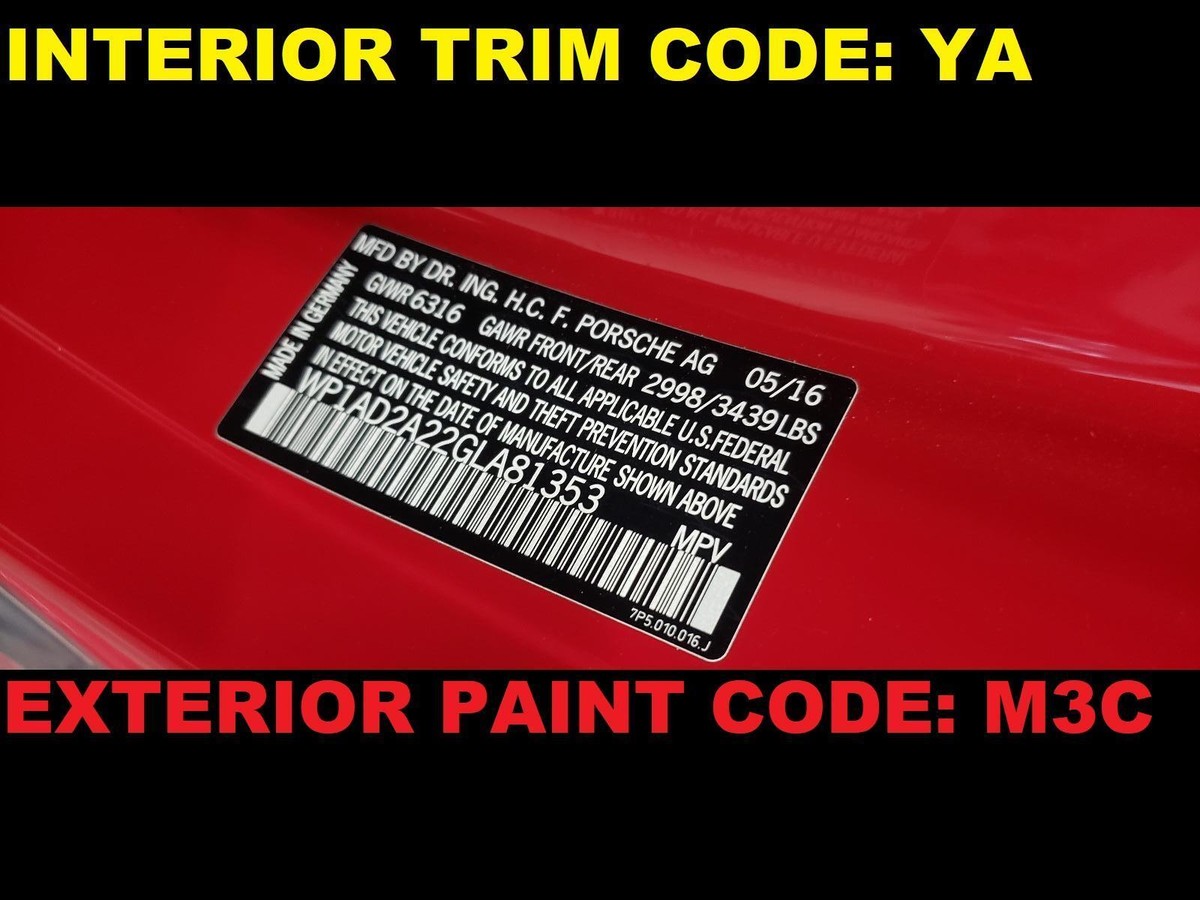 11 12 13 14 15 16 17 18 CAYENNE GTS Red Left Front Seat Belt