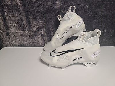 Men's 8 Nike Alpha Menace Elite 3 Football Cleats Pure Platinum CT6648-109