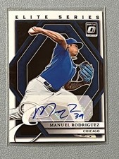 2022 Donruss Optic Manuel Rodriguez Elite Series SP Rookie RC Auto #ESS-MR Cubs