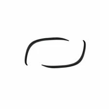 >For Benz C-Class W205 19-21 ABS Black Front Bumper Canards Lip Splitter Fins 2x