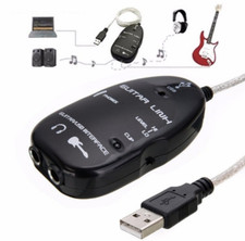 Adaptador de interfaz de enlace USB de audio para cable de guitarra MAC/PC