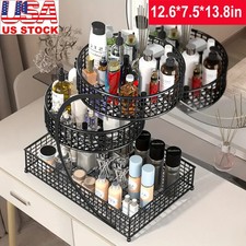 Metal Dresser Shelf Cosmetic  Makeup Organizer for Vanity, Bathroom, Countertop