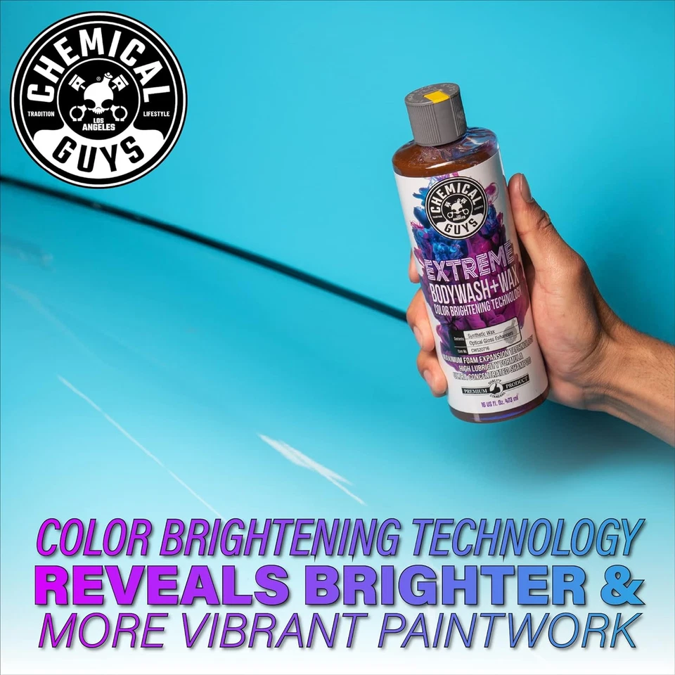 Chemical Guys CWS207 Extreme Bodywash & Wax Foaming Car Wash Soap, (Works with - Image 4 of 4