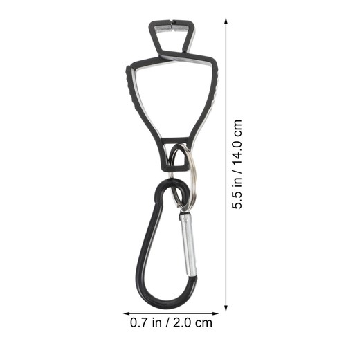 2pcs Glove Clip Outdoor Versatile Hooks for Towel Sunglasses Glove Clip for Work - Foto 5 di 12