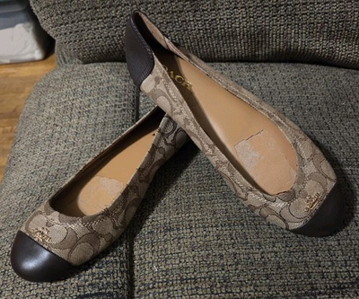 #ad #ad Pre owned Coach Women#x27;s Flat Size 9 $45.00