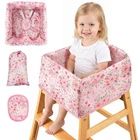 High Chair Cover for Restaurant, Portable Highchair Seat Covers with 3-Point ...