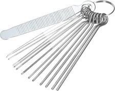 Guitar Nut Slotting File Set Bridge Saddle Nut Files 13 Needles Set Tool Kit Sta