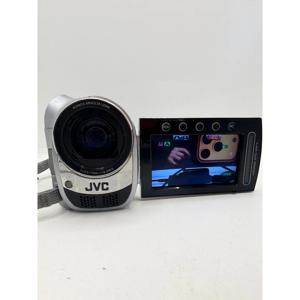 JVC Everio GZ MG630SU Silver 60GB Hard Drive Camcorder with Battery Charger - Image 3 of 4